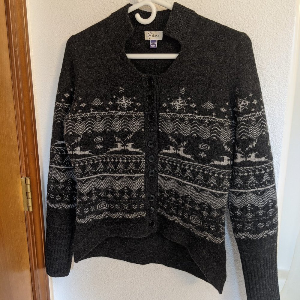 Ibex Lambswool and Cashmere Sweater